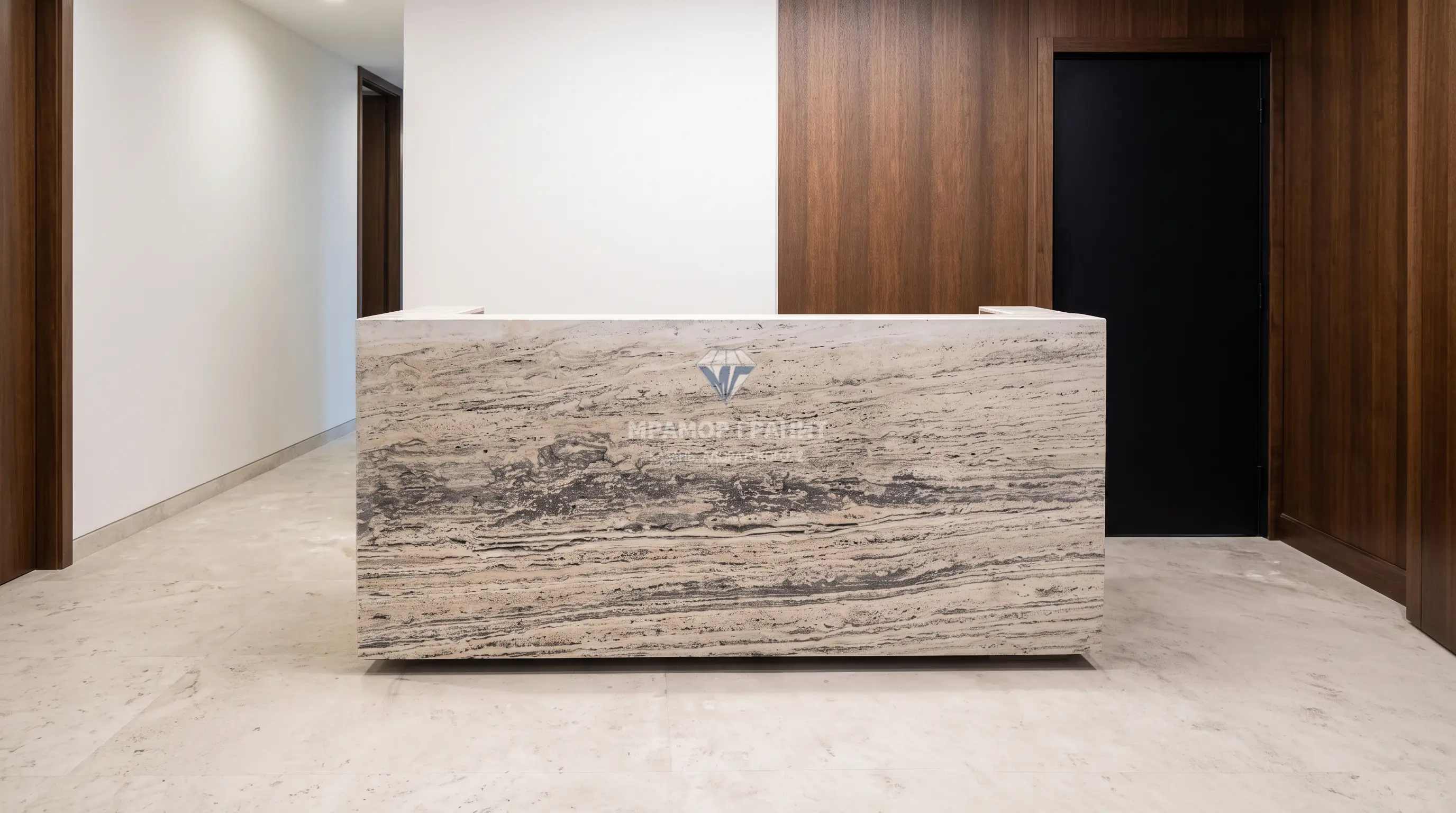 Травертин Travertine Ivory Vein Cut