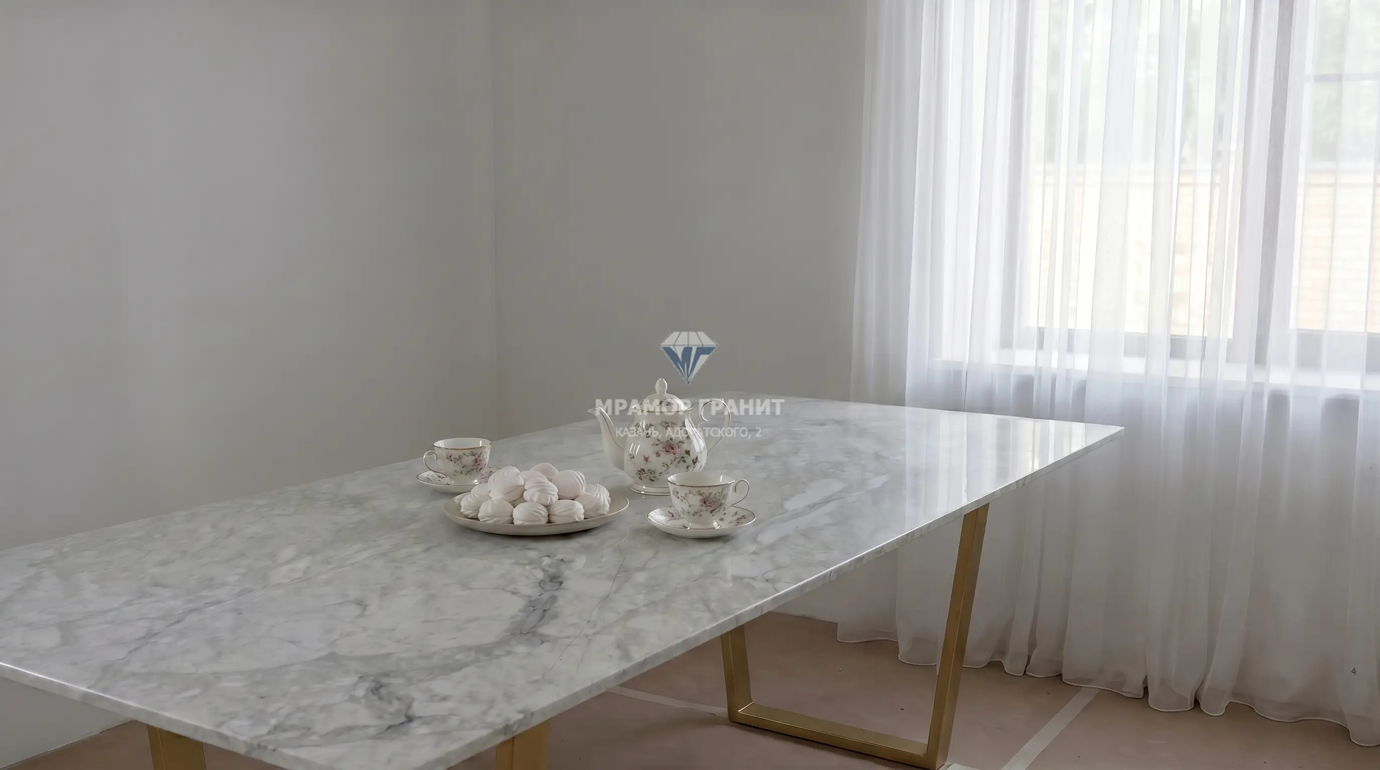 Мрамор Bianco Carrara