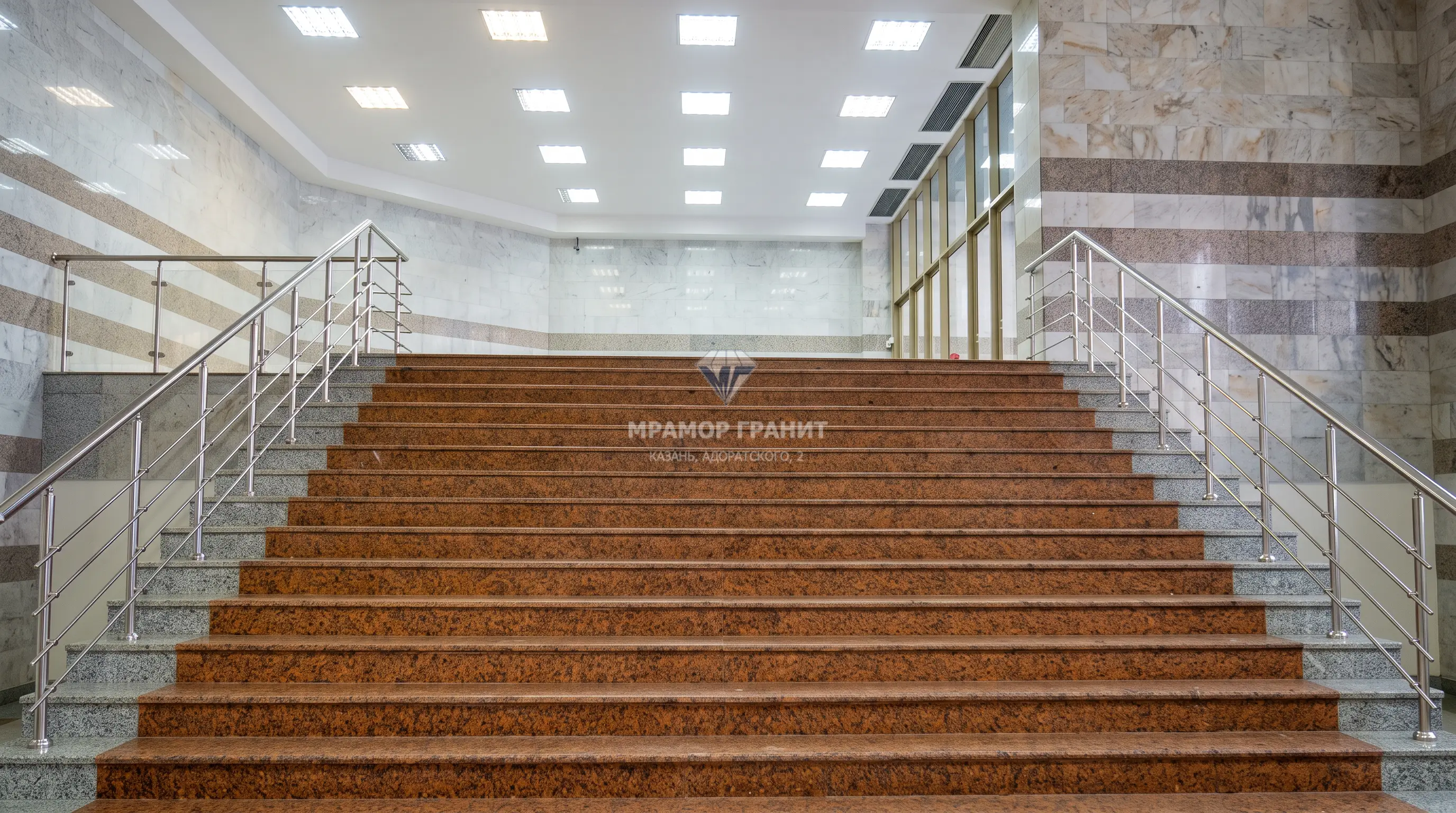 Гранит Bella White, Maple Red